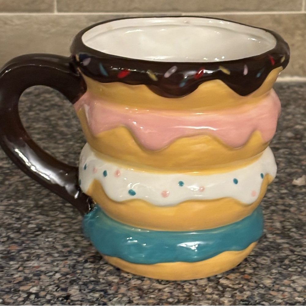 World Market Mug Stack of Doughnuts Lovers Mug